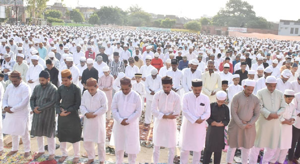 Eid-ul-Azha prayers were held peacefully in Firozabad