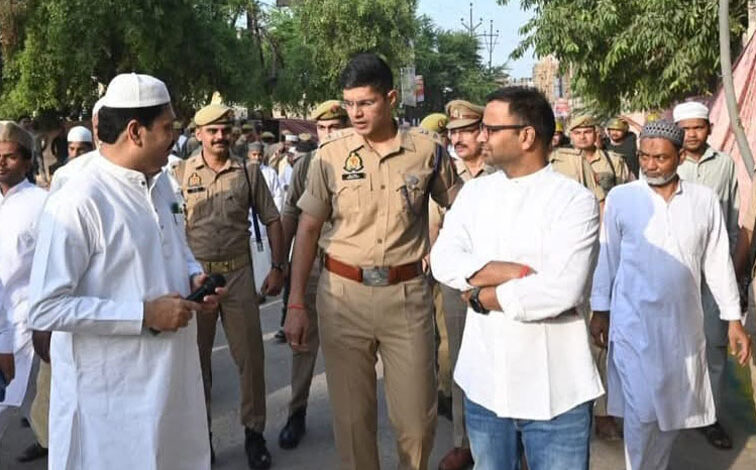 Eid-ul-Azha prayers were held peacefully in Firozabad