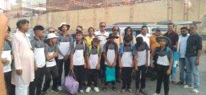 Firozabad's Under-14 cricket team left for Bareilly