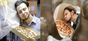 रूसी युवक ने की पिज़्ज़ा से शादी 3 दुनिया रंग बिरंगी Russian man marries a pizza.